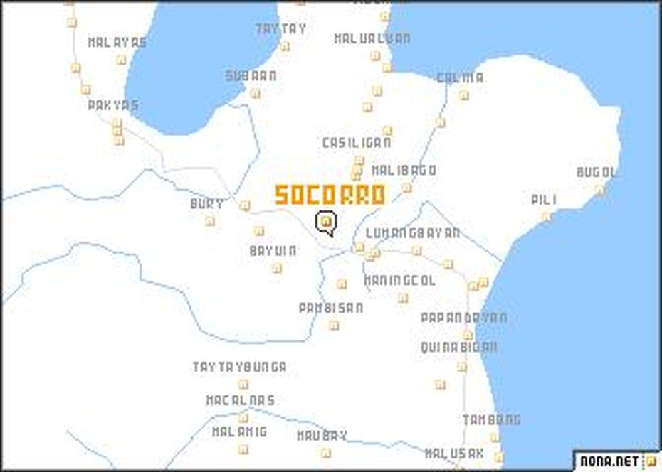 Socorro (Philippines) Map – Nona, Socorro, Philippines, Nmt Campus, Socorro New Mexico