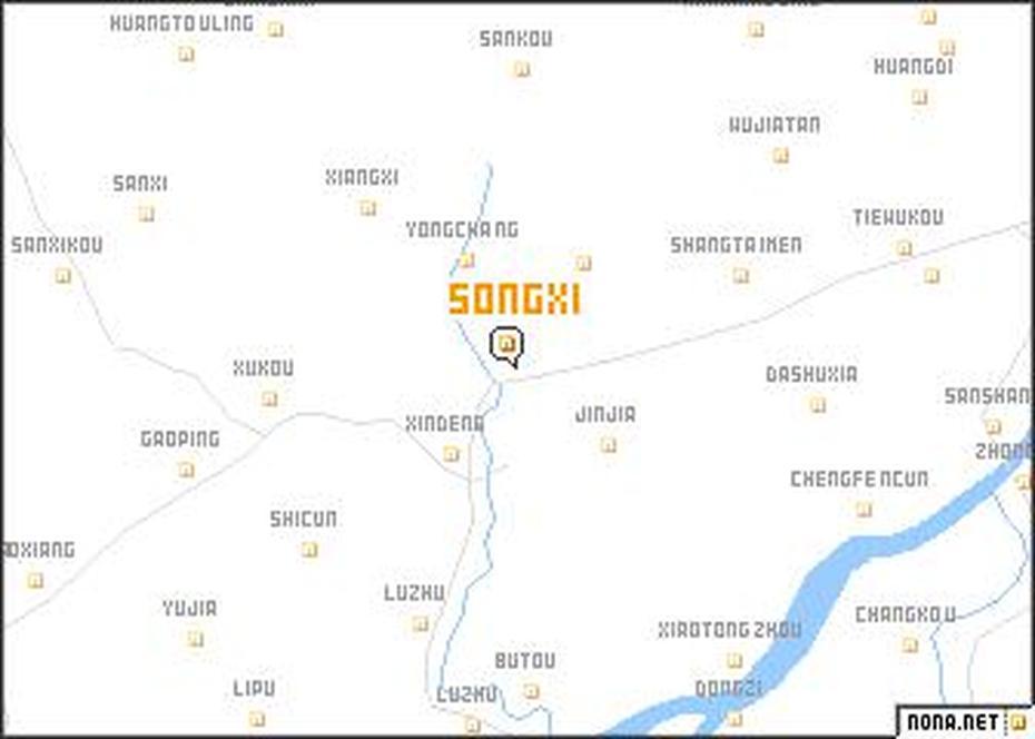 Songxi (China) Map – Nona, Songzi, China, China . Easy, Capital Of China