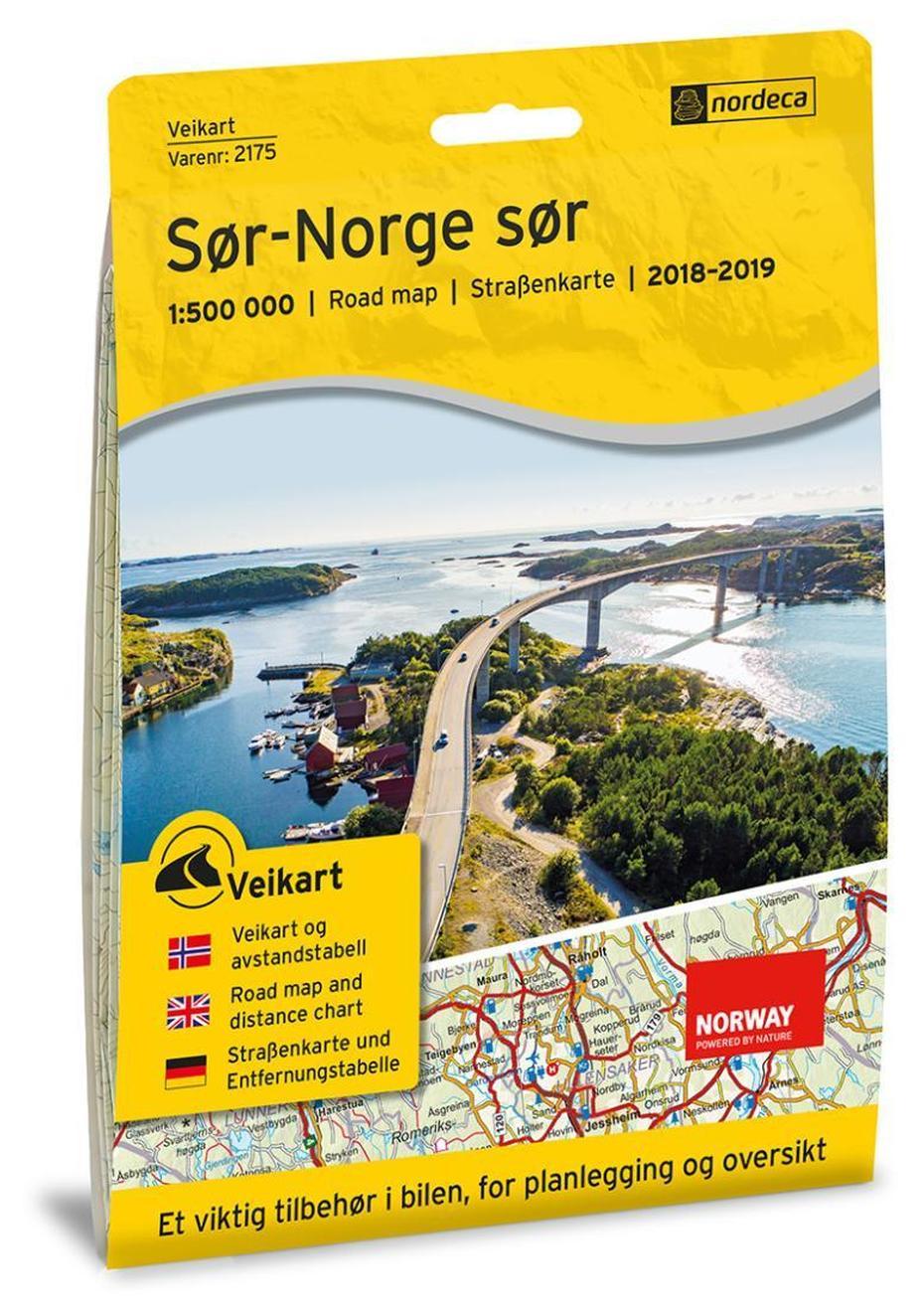 Southern Norway (Sor-Norge Sor) Road Map, Sola, Norway, Harstad Norway, Narvik  Hotel