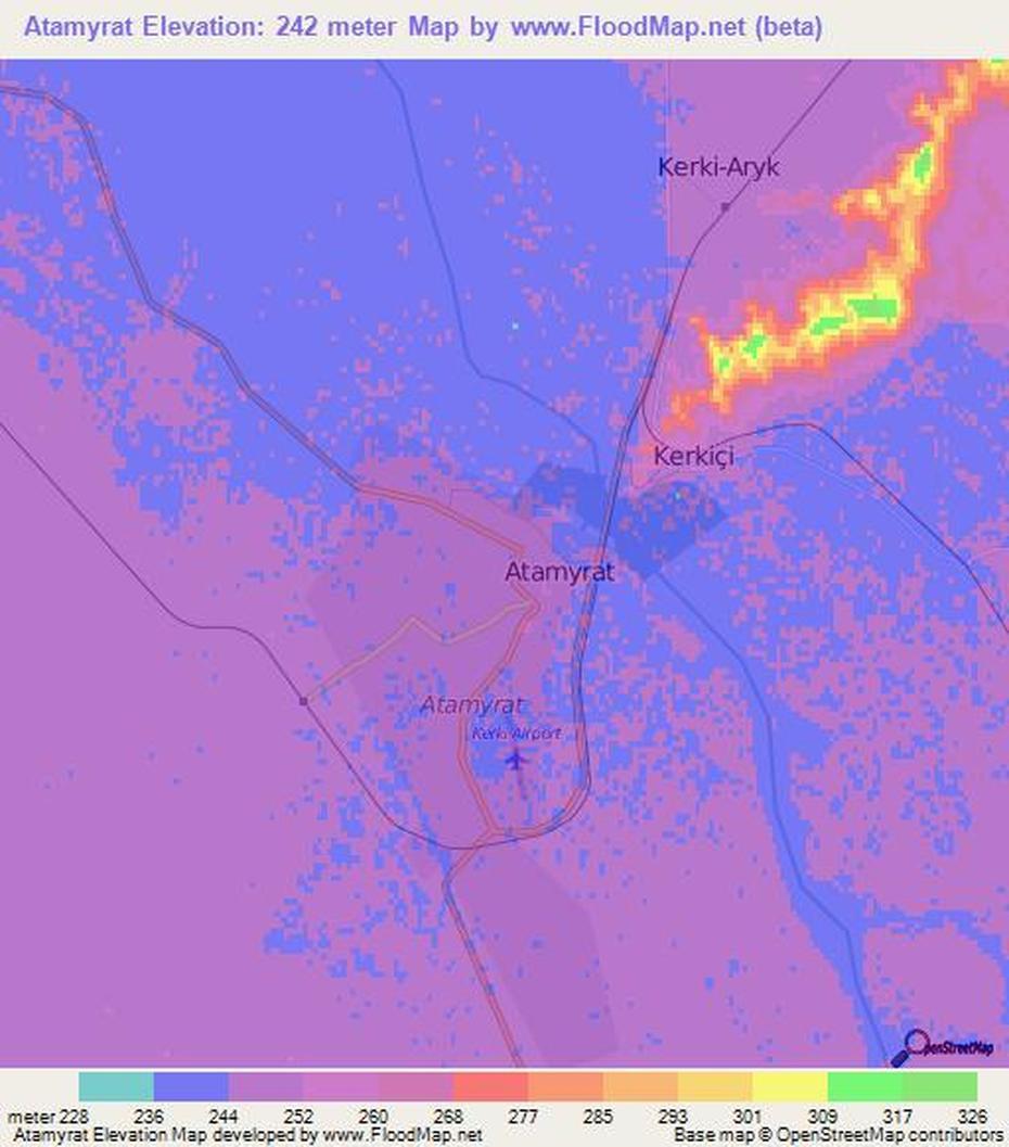 Turkmenistan Cities, Turkmenistan Cities, Topography, Atamyrat, Turkmenistan