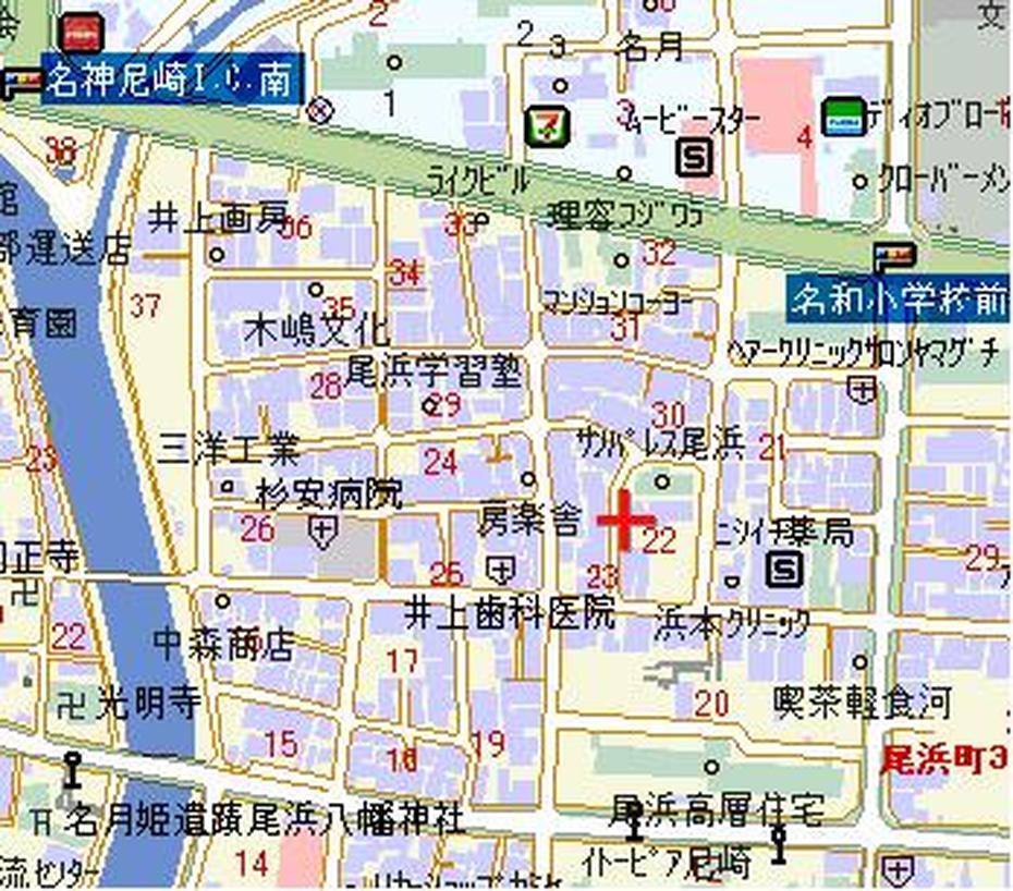 Amagasaki Map, Amagasaki, Japan, Yokohama Japan, Osaka