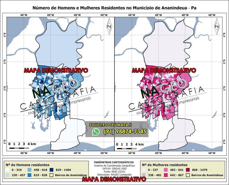 Ananindeua, Brazil, Cartografia, Ananindeua, Brazil