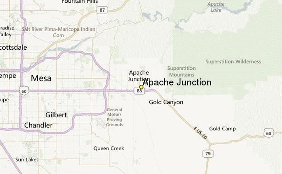 Apache Junction County, Where Is Apache Junction Az On The, Station Record, Apache Junction, United States