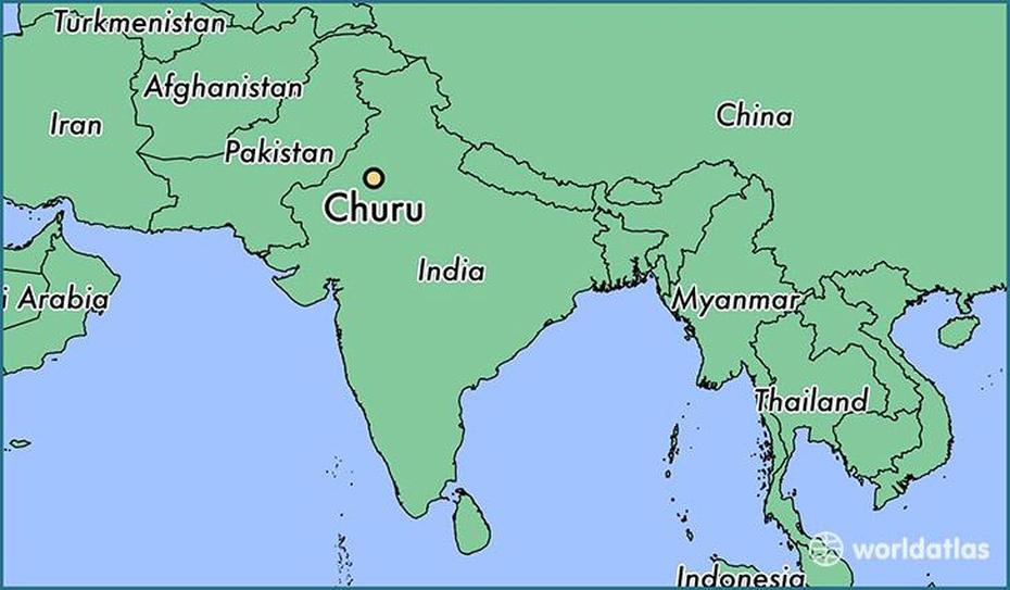 Where Is Churu, India? / Churu, Rajasthan Map – Worldatlas, Churi, India, China Churi, Churi Design