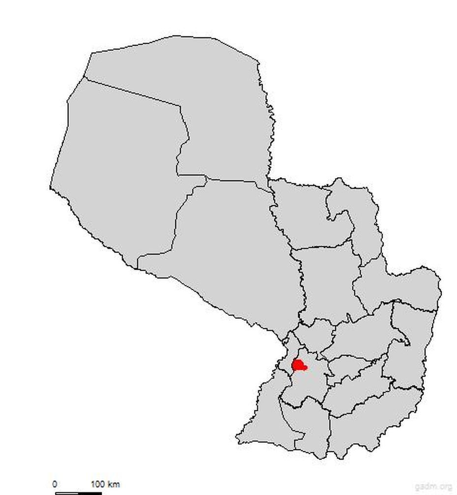 A De Paraguay, Rio Paraguay, Gadm, Carapeguá, Paraguay