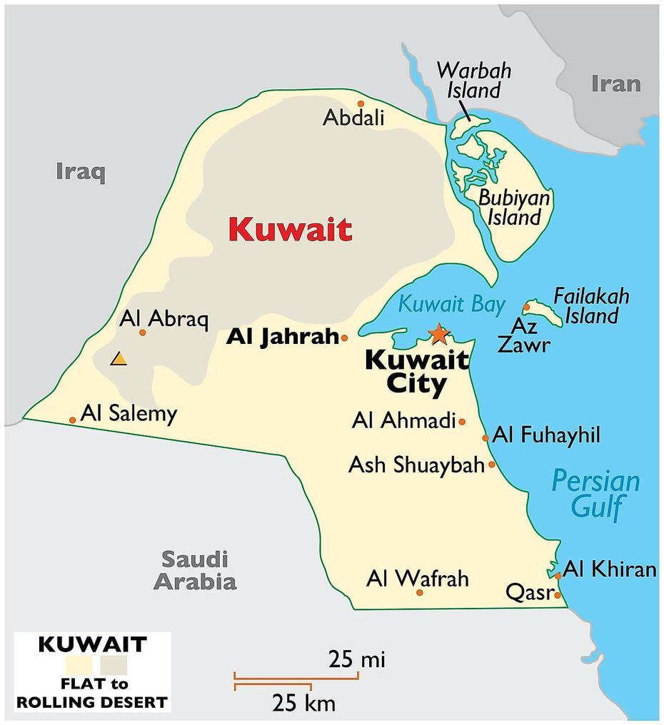 Kuwait Maps & Facts – World Atlas, Al Jahrā’, Kuwait, Of Kuwait, Al Kuwait
