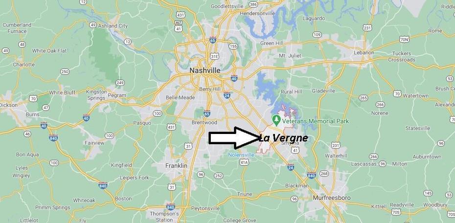 Where Is La Vergne Tennessee? What County Is La Vergne Tn In | Where Is Map, La Vergne, United States, Virginia United States, Show United States