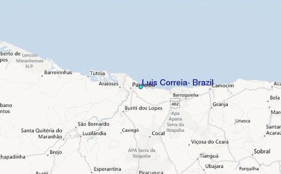 Luis Correia Piaui, Sao Jose Correia, Correia, Luís Correia, Brazil