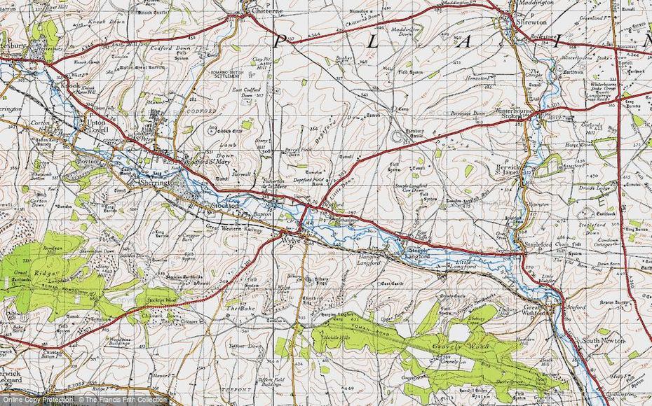 Map Of Deptford, 1940 – Francis Frith, Deptford, United States, Deptford Township, Canary Wharf London