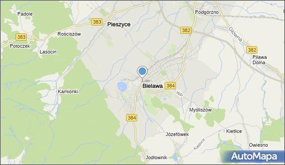 Mapa Bielawa, Bielawa Powiat Dzierzoniowski Na Mapie Targeo, Bielawa, Poland, Palac Bielawa, Panoramio Photos Of Poland