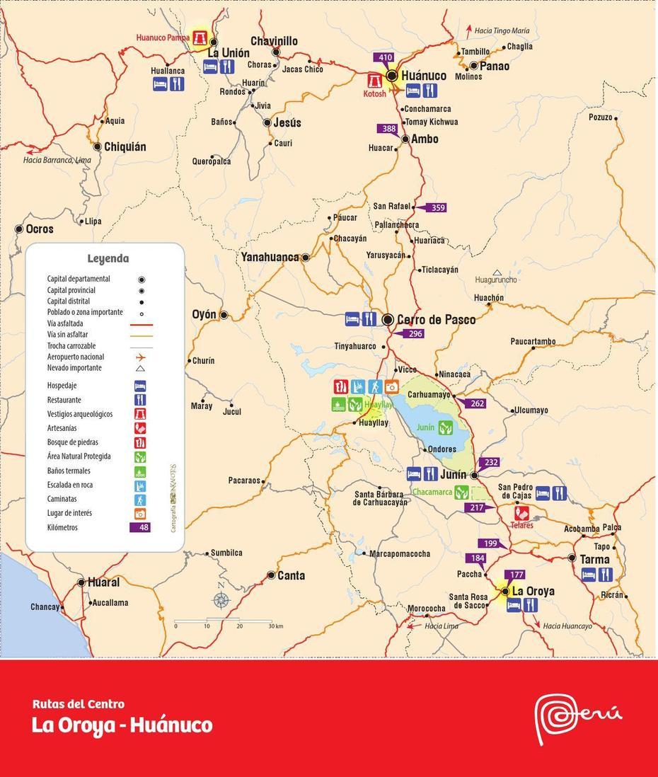 Mapa La Oroya Huanuco By Visit Peru – Issuu, Forbe Oroya, Peru, Mountain Towns Peru, Peru Mines