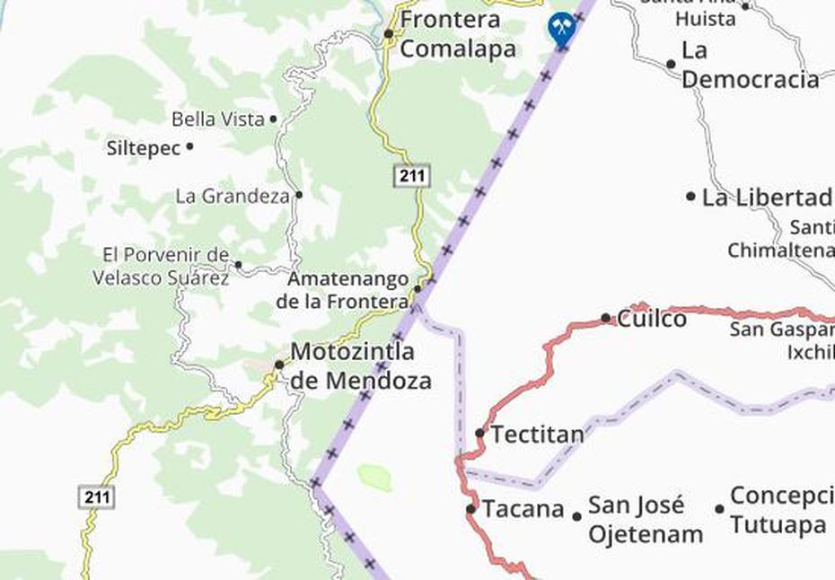 Michelin Amatenango De La Frontera Map – Viamichelin, Amatenango De La Frontera, Mexico, Fronteras Sonora Mexico, Sur De Mexico