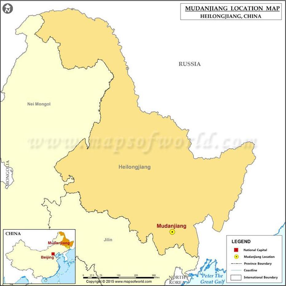 Where Is Mudanjiang Located, Location Of Mudanjiang In China Map, Mudanjiang, China, Zhuhai China, Harbin China