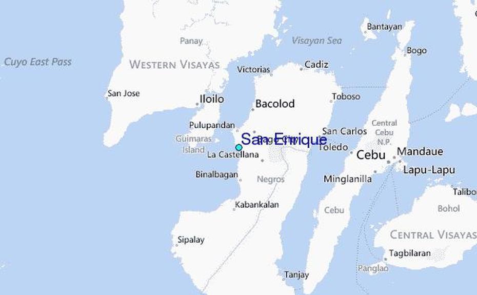 San Enrique Tide Station Location Guide, San Enrique, Philippines, Cabanatuan Vicinity, Cebu Island Philippines