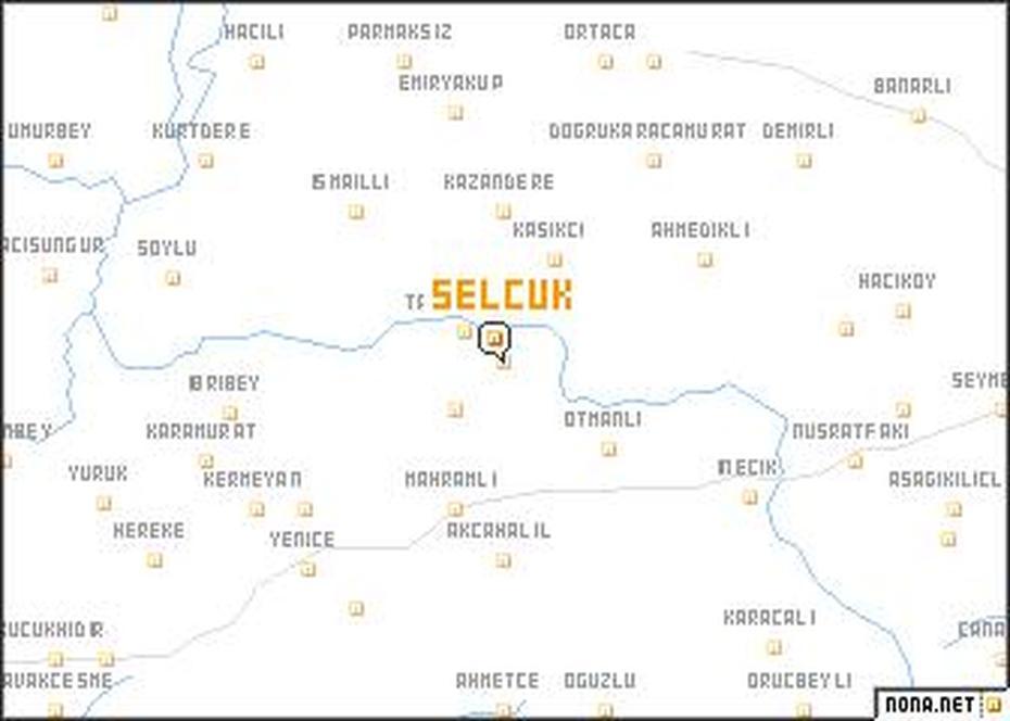 Selcuk (Turkey) Map – Nona, Selçuklu, Turkey, Selcuk Turkey, Selcuklu  Belediyesi