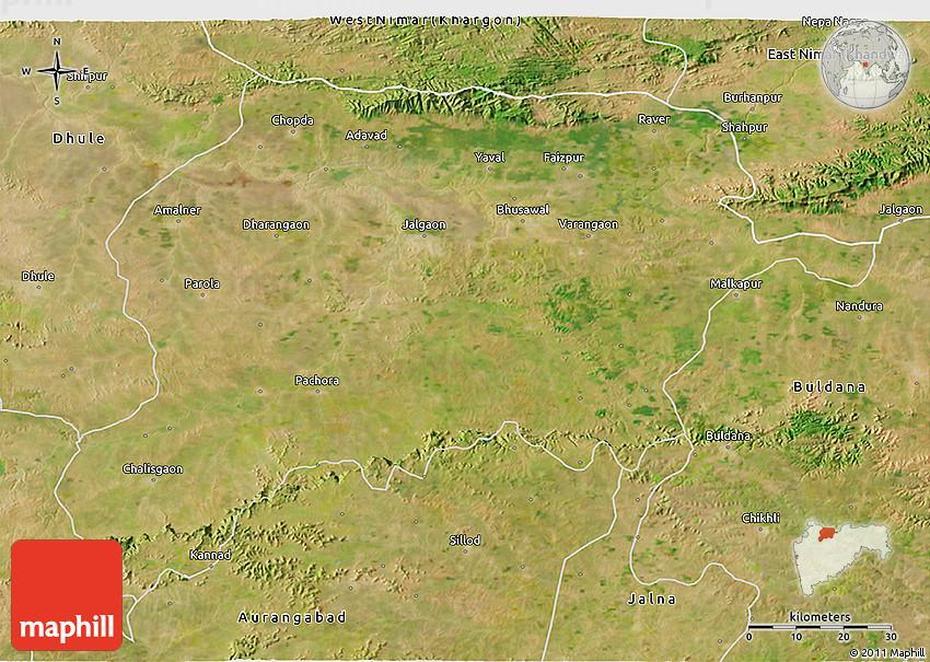 State Highways India, Jain  Irrigation, Satellite, Jalgaon, India