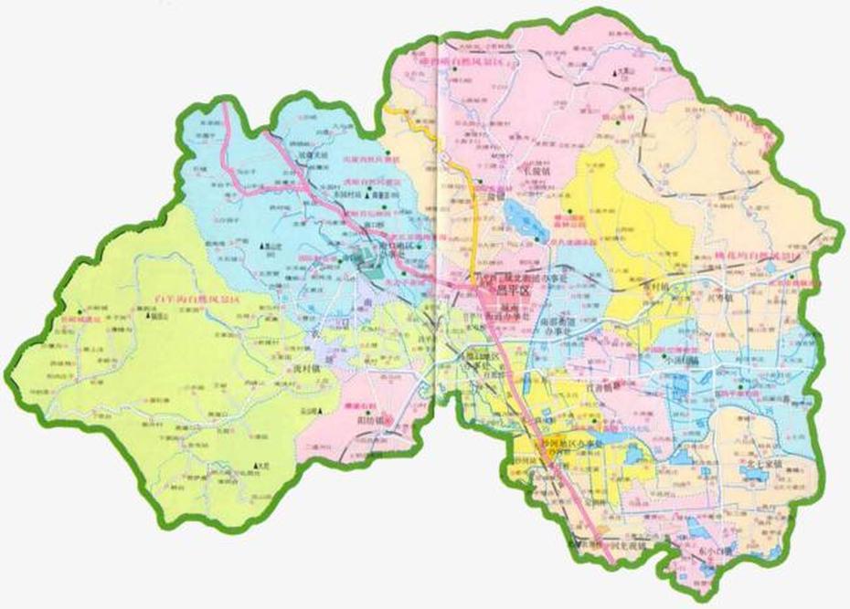 Beijing Changping District Map, Map Clipart, Beijing Map, Map Png Image …, Changping, China, Taizhou China, Changchun China