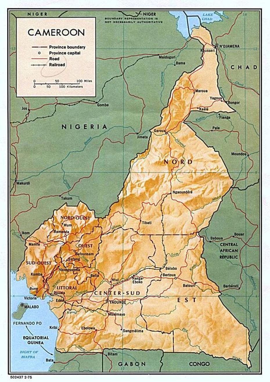 Cameroon On World, Cameroon Location, Administrative , Baba I, Cameroon