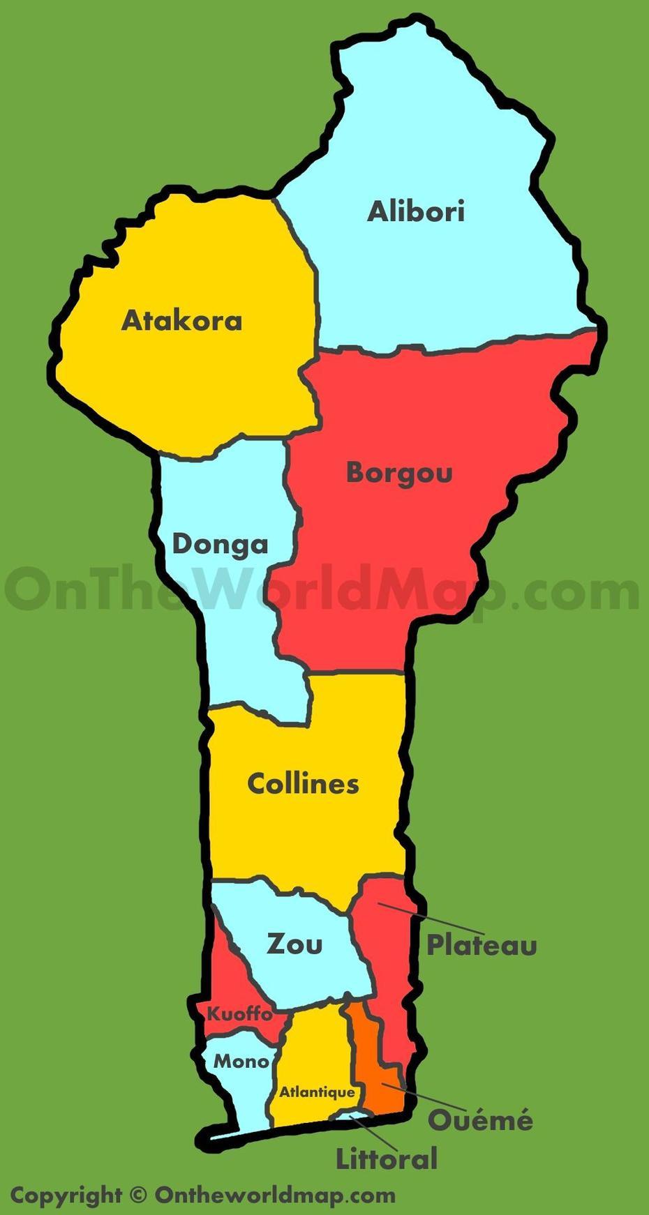 Carte Du Benin, Benin Capital, Benin, Idigny, Benin