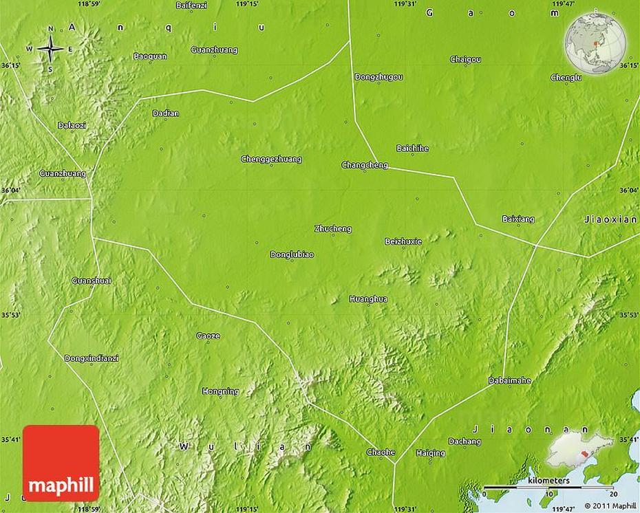 Cities In China, China  By Province, Zhucheng, Zhugang, China