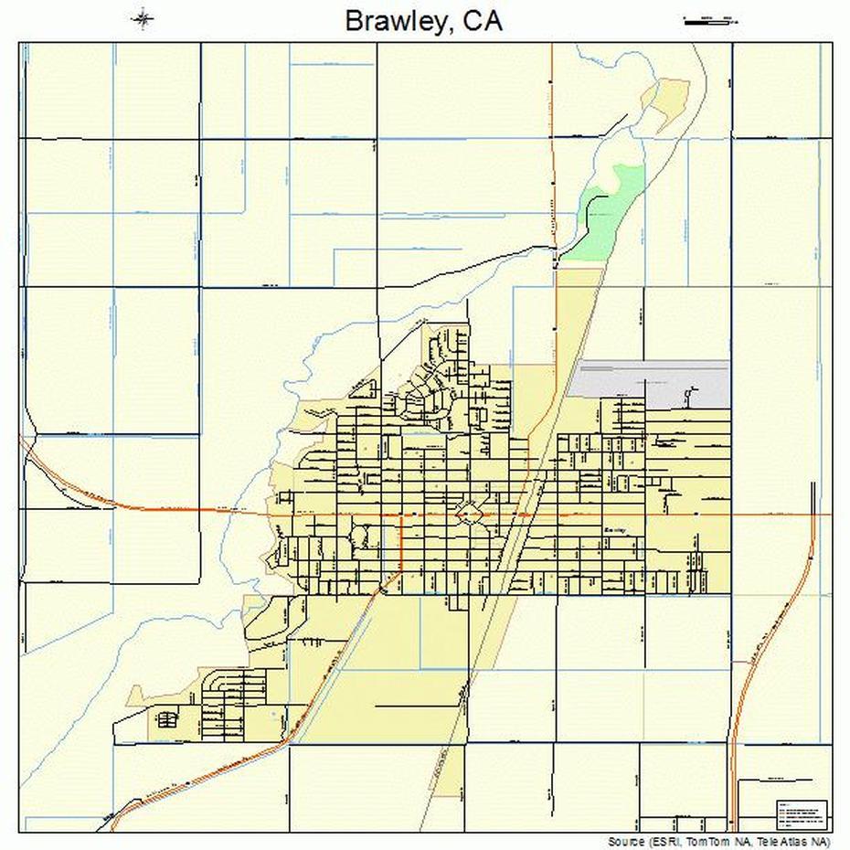 Death Valley California, Imperial County  With Cities, , Brawley, United States