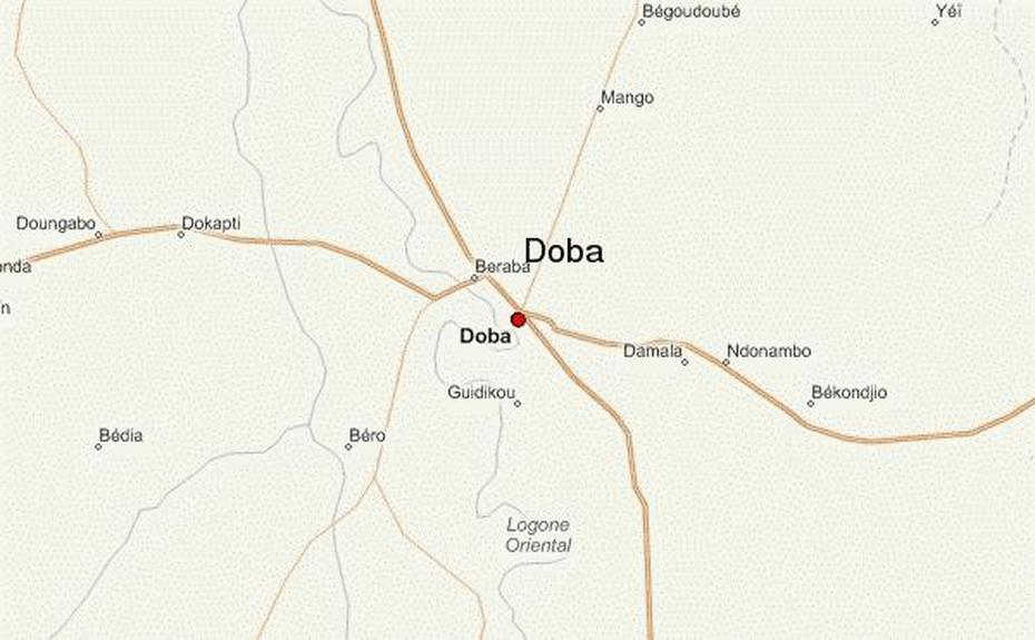 Doba, Chad Location Guide, Doba, Chad, Lake Chad On, Chad  Outline