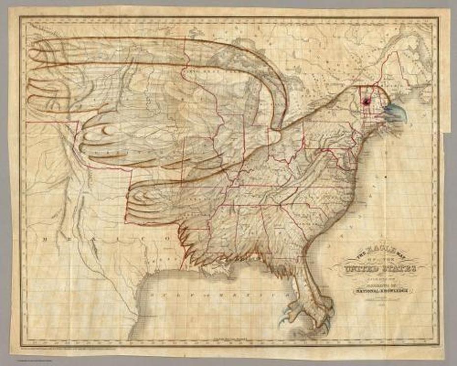 Eagle Map Of The United States, 1833. | United States Map, Stretch …, Eagle, United States, Eagle American Flag Vinyl Decal, 1 Oz Gold Eagle Coins