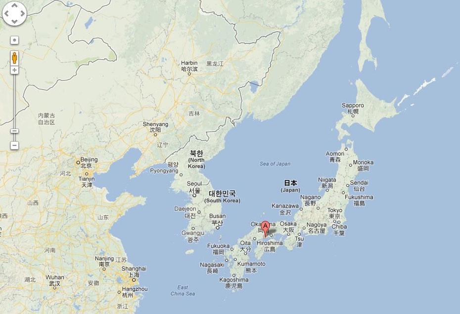 Fukuyama Map And Fukuyama Satellite Image, Fukuyama, Japan, Fukushima  Prefecture, Fukuyama Port