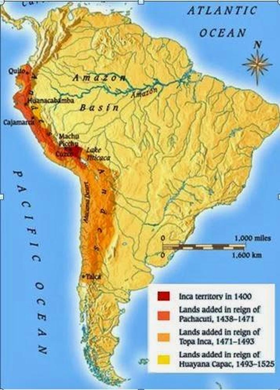 Inca Civilization : Map Of The Incan Empire, Inca, Spain, Inca City, Inca Village