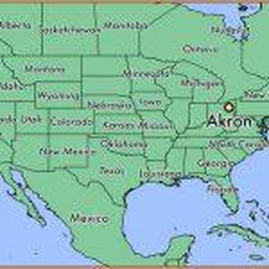 Map Of Akron – Where Is Akron? – Akron Map English – Akron Maps For …, Akron, United States, United States Country, United States  Colored