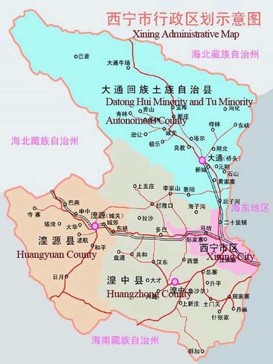 Map Of Xining Qinghai China – 88 World Maps, Xinxing, China, Changzhou, Suzhou Jiangsu China