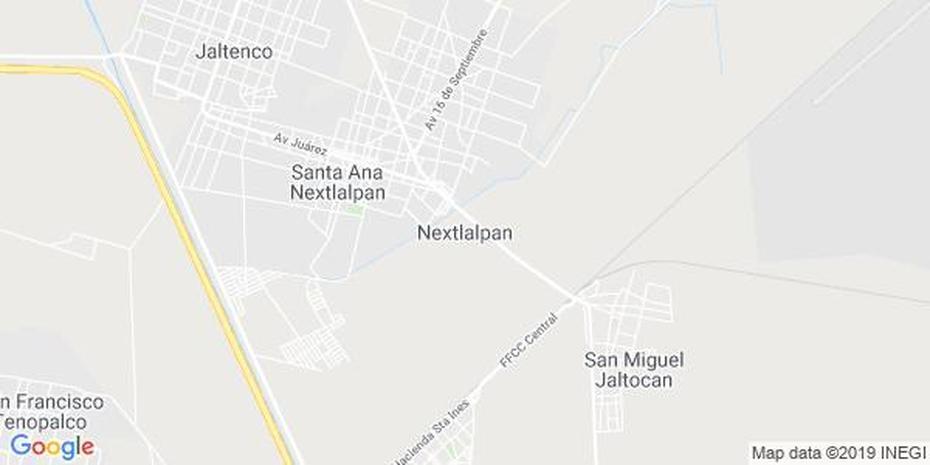 Mapa De Nextlalpan, Mexico – Mapa De Mexico, Santa Ana Nextlalpan, Mexico, Antonio De Santa Anna, Santiago De  Queretaro