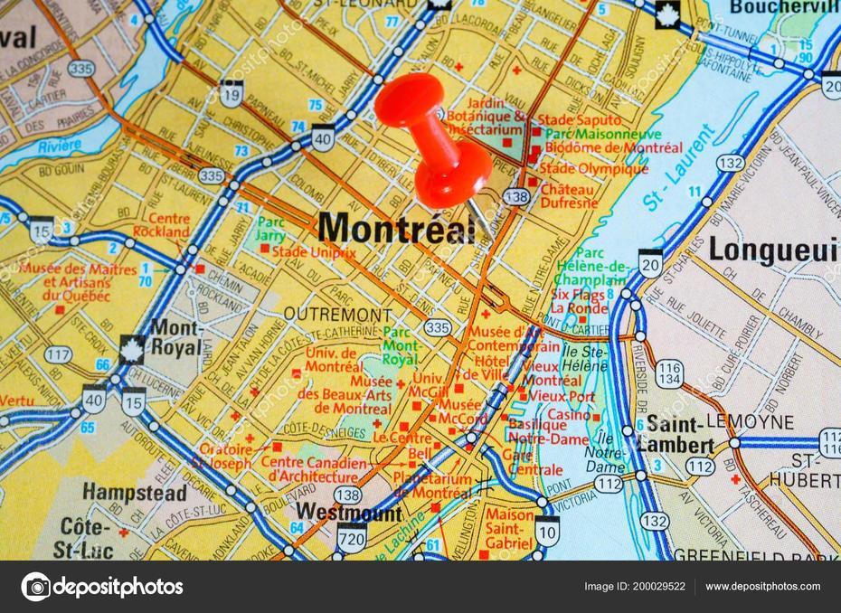 Mapa Turistico De Montreal Canada Images, Montréal, Canada, Montreal In Canada, Of Montreal Area