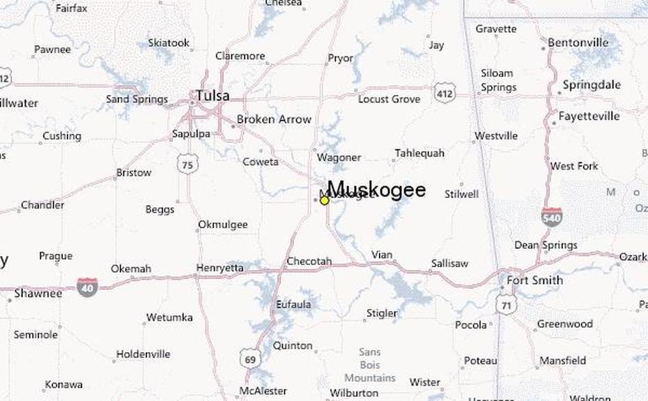 Muskogee City Limits, Muscogee Creek Nation, Station Record, Muskogee, United States