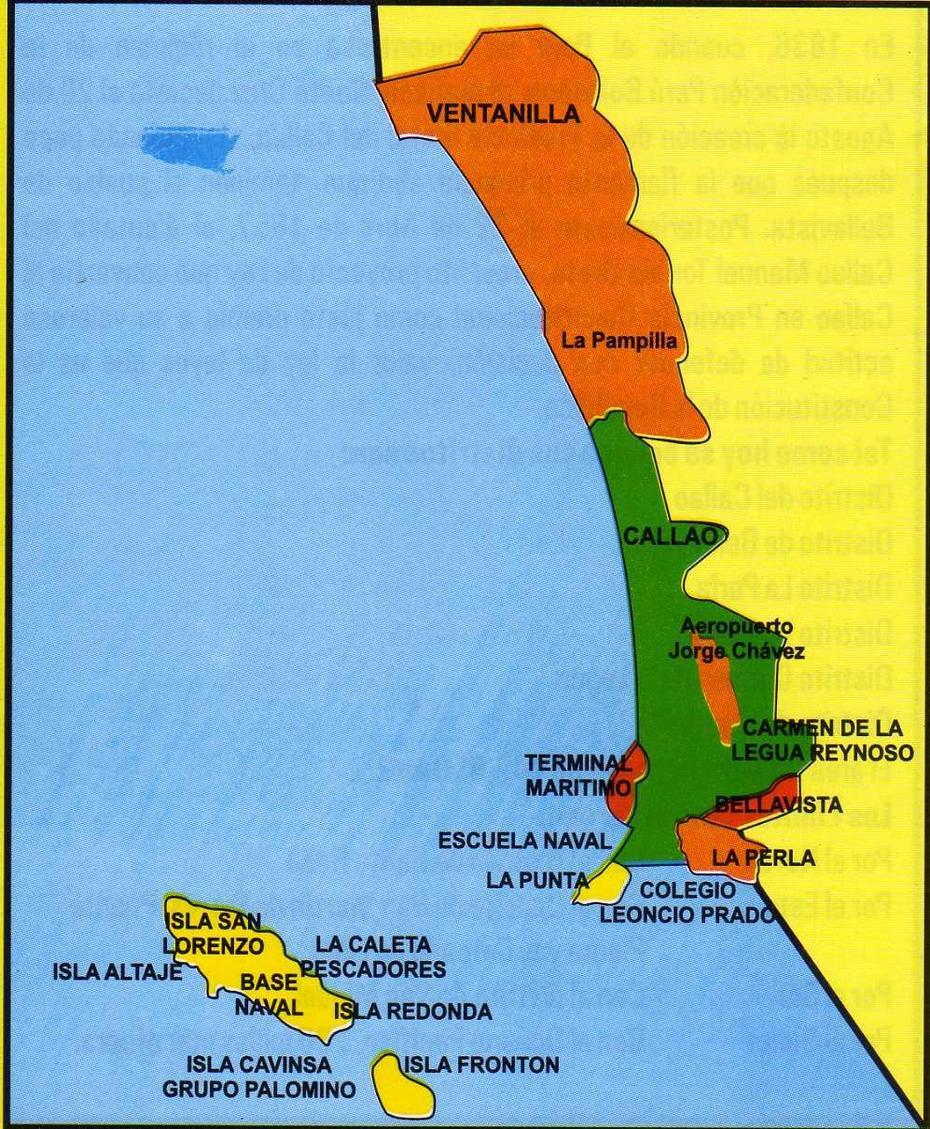 Para Mis Tareas: Mapa Politico Del Callao, Callao, Peru, El Callao, Piura Peru