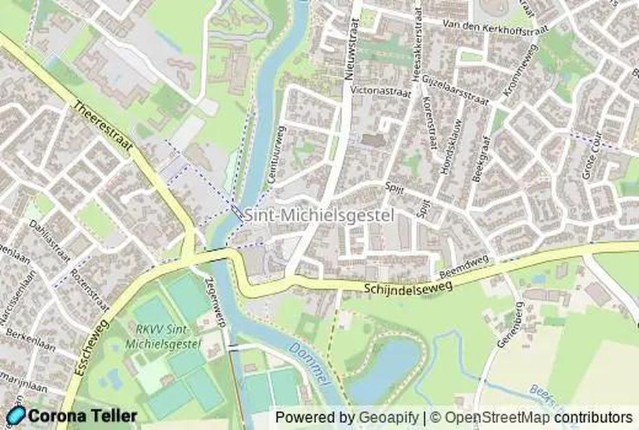 Plattegrond Sint-Michielsgestel #1 Kaart, Map En Live Nieuws, Sint-Michielsgestel, Netherlands, Sint-Michielsgestel, Netherlands