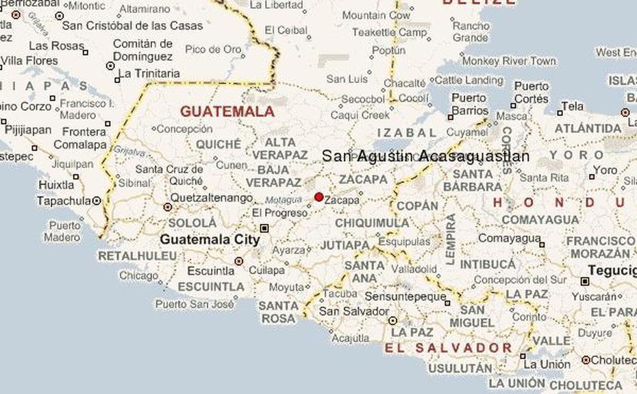 San Agustin Acasaguastlan Location Guide, San Agustín Chahal, Guatemala, El Progreso Guatemala, San Agustin