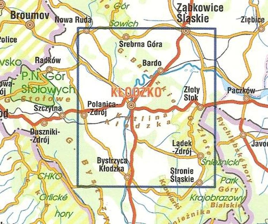 Stadtplan Klodzko – Landkarte Polen – Polenkarten.De, Kłodzko, Poland, Old Villages In Poland, Malopolska Poland