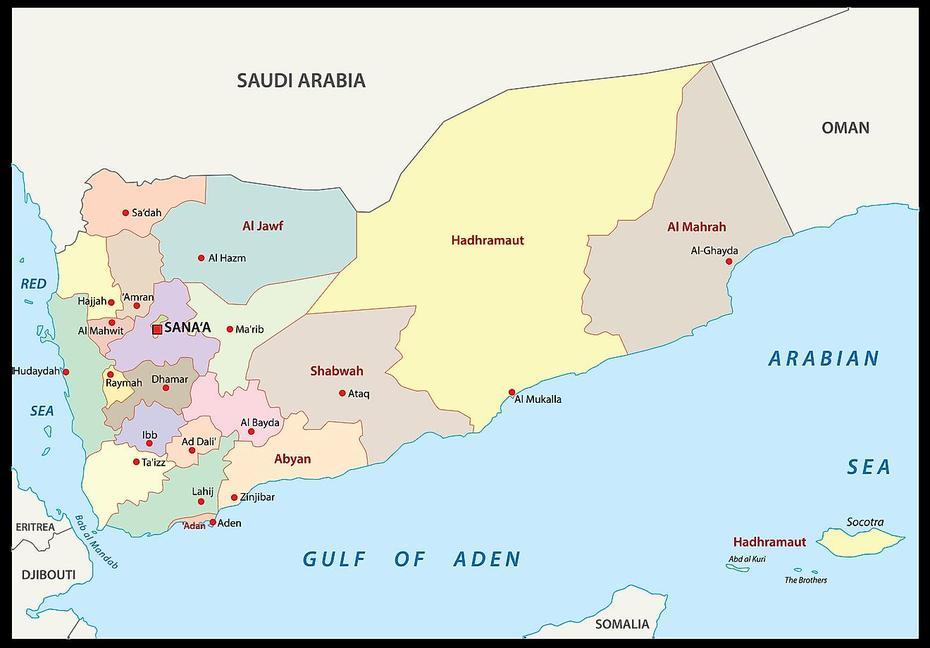 Yemen Maps & Facts – World Atlas, Al Ghayz̧Ah, Yemen, Yemen Satellite, Yemen Provinces
