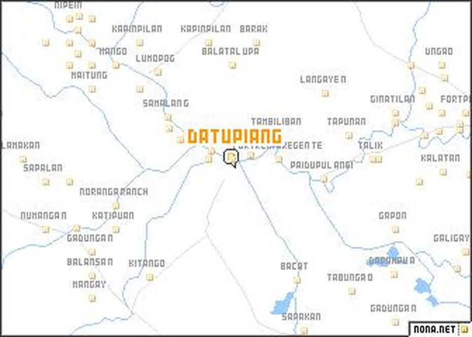 Datu Piang (Philippines) Map – Nona, Datu Piang, Philippines, Mindanao  Conflict, Moro Datus