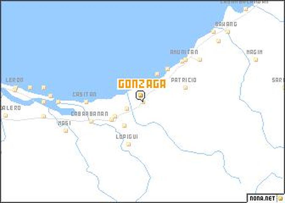 Gonzaga (Philippines) Map – Nona, Gonzaga, Philippines, Gonzaga Campus, Gonzaga Beach