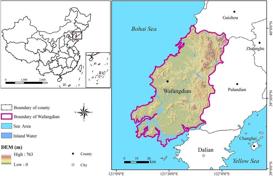 Land Use Management Based On Multi-Scenario Allocation And Trade-Offs …, Wafangdian, China, China  Printable, Of China Provinces