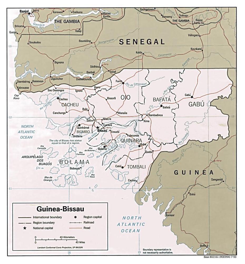 Large Detailed Administrative And Road Map Of Guinea-Bissau | Vidiani …, Gabú, Guinea-Bissau, Guinea-Bissau Traditions, Guinea-Bissau Africa