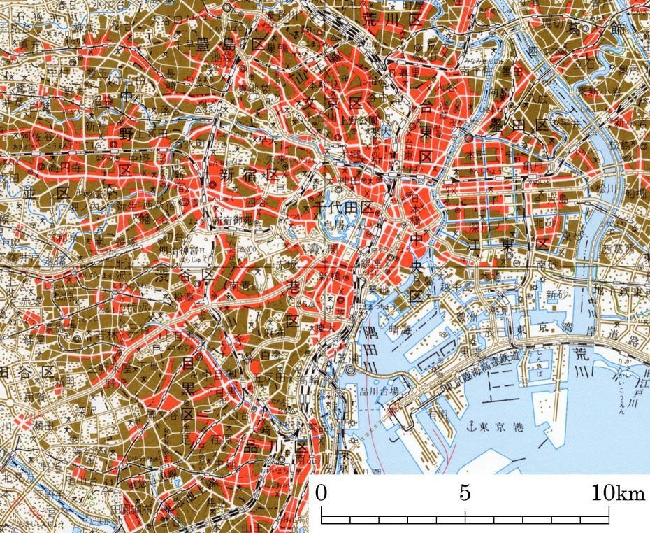 Map Of Tokyo, Japan, Tokyo, Japan, Printable  Of Tokyo, Tokyo Railway