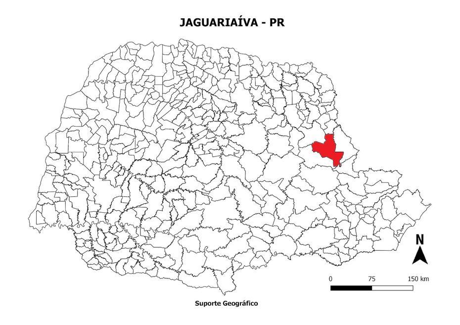 Mapa De Jaguariaiva – Pr | Suporte Geografico, Jaguariaíva, Brazil, Rio, Brazil Capital