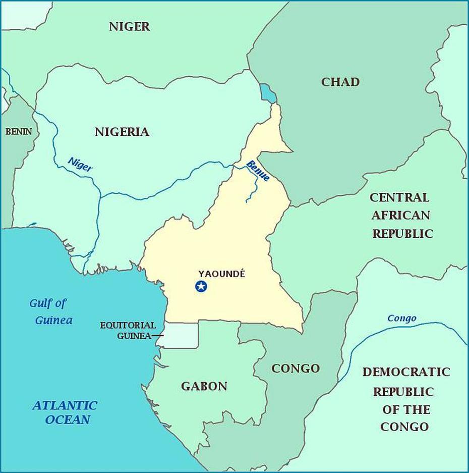 Political Map Of Cameroon. Cameroun Political Map | Vidiani | Maps …, Messaména, Cameroon, Cameroon Flag, Cameroon Geography