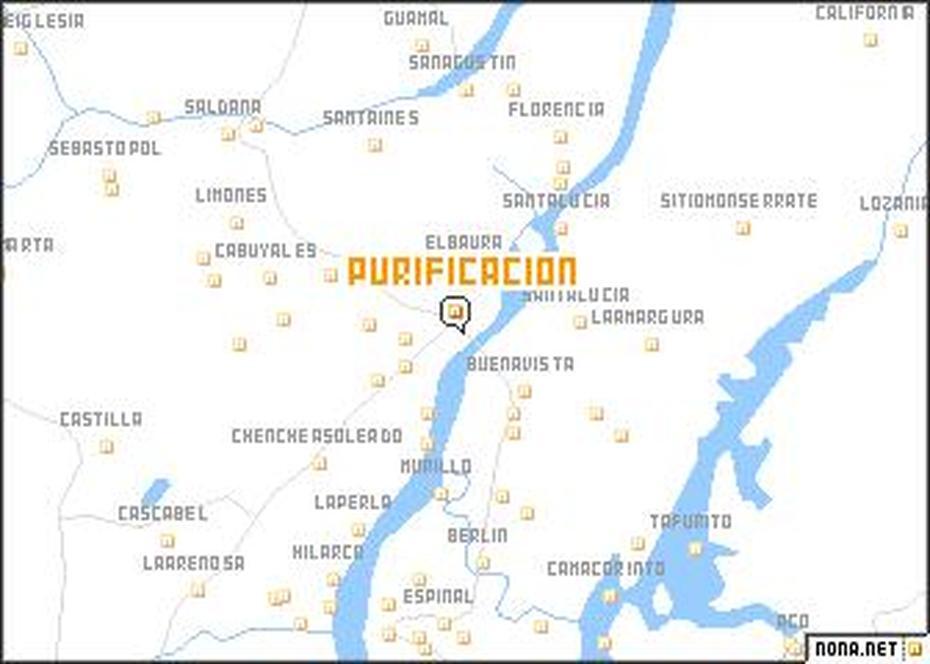 Purificacion (Colombia) Map – Nona, Purificación, Colombia, Villa Purificacion  Jalisco, Purificacion  Garcia Bags