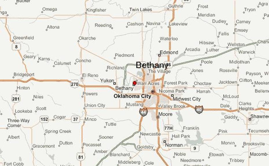 United States  With Capitals Only, United States  Kids, Location Guide, Bethany, United States