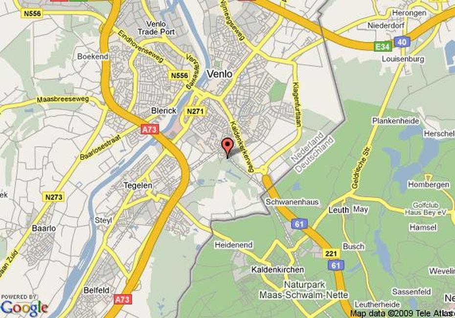 Venlo Map, Venlo, Netherlands, Eindhoven Netherlands, Venlo Incident