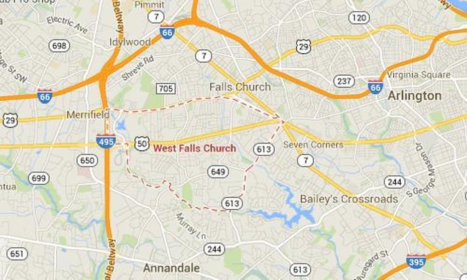 Where In The World Is West Falls Church? Apparently, Its South Of …, West Falls Church, United States, South West Region United States, Usa Wall  United States
